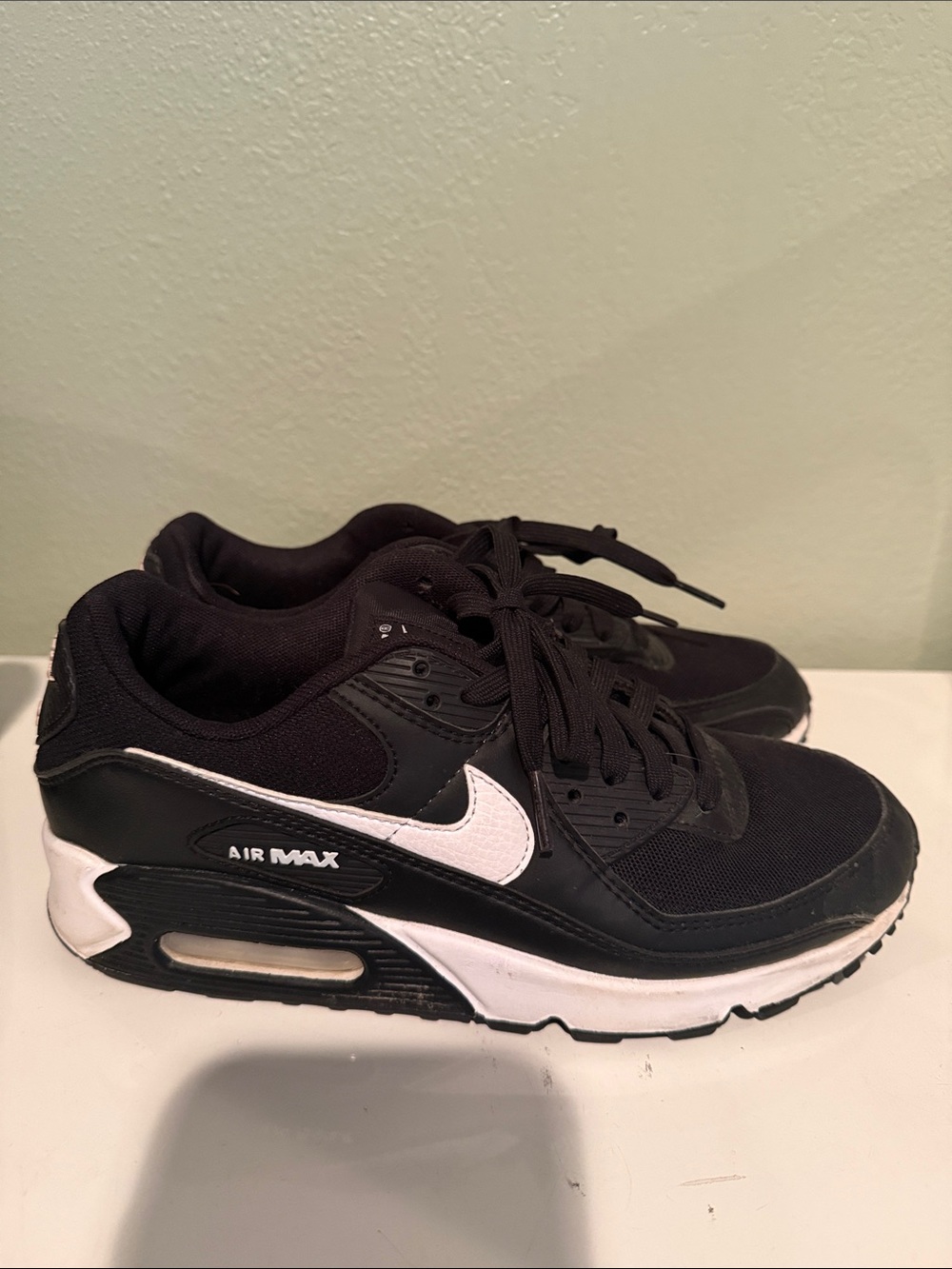 Nike Kids Black and White Air Max Low Top Sneakers